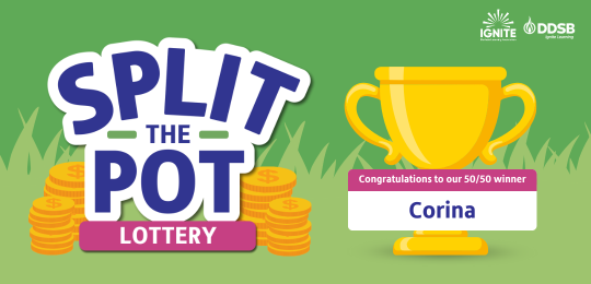Congrats to the winner of our 50/50!